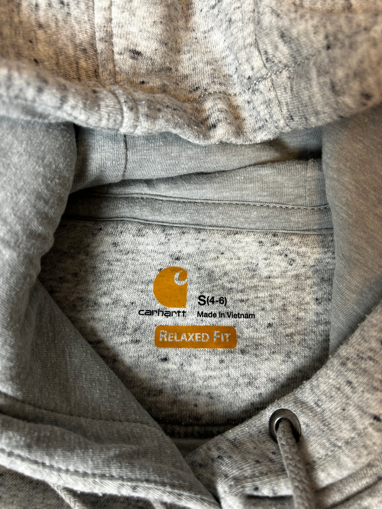 Hoodie Sweat à capuche Carhartt Taille S Gris Relaxed Fit