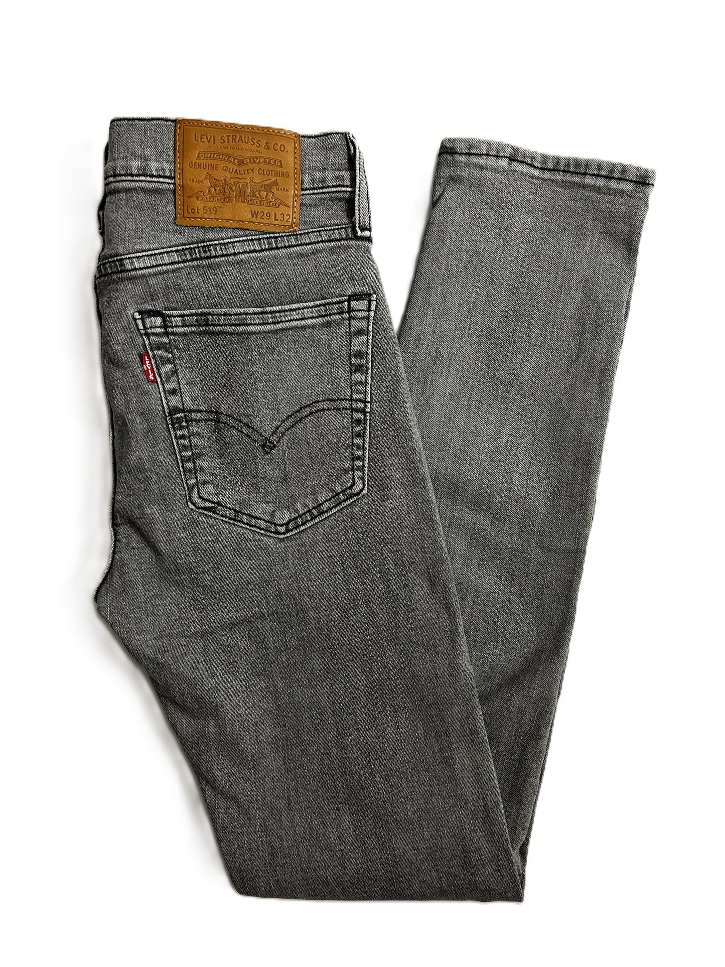 Jeans Lévi's 519 Taille 29/32 Gris