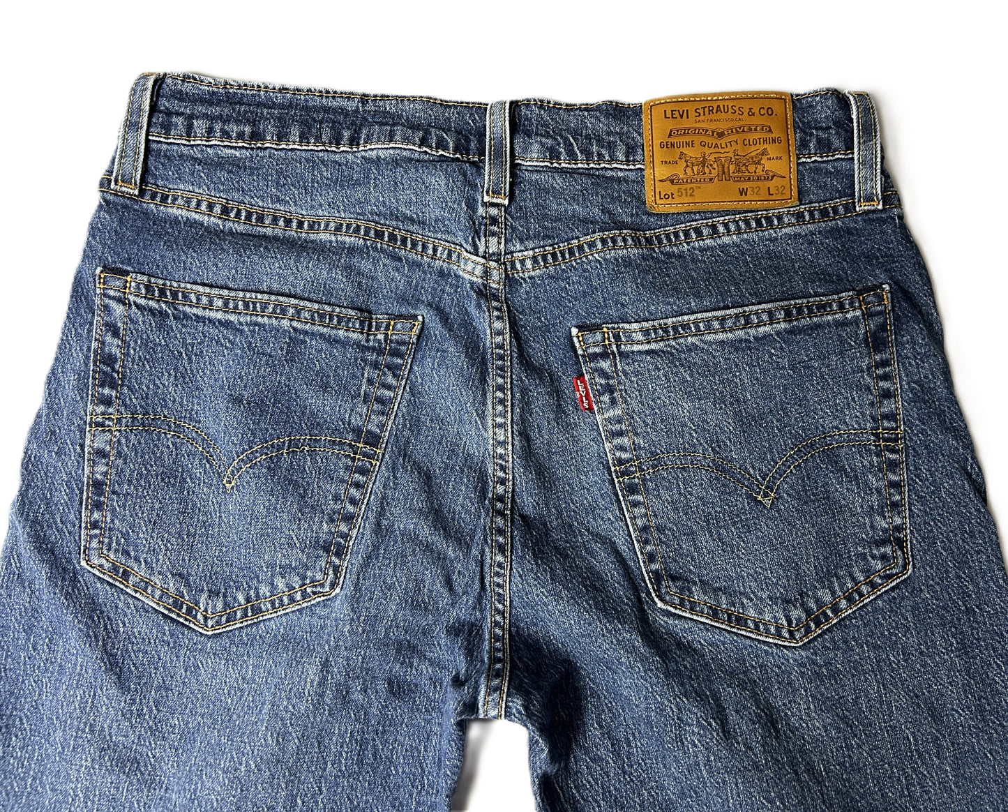 Jeans Lévi's 512 taille 32/32 Bleu Marine