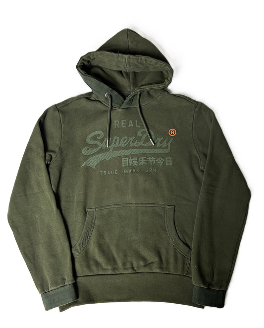 Hoodie Sweat à capuche Superdry Taille M Kaki