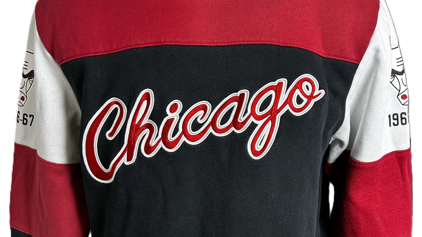 Sweat Mitchell & Ness NBA Bulls Taille S Noir