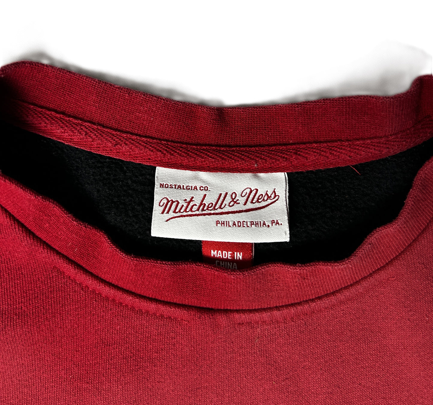 Sweat Mitchell & Ness NBA Bulls Taille S Noir