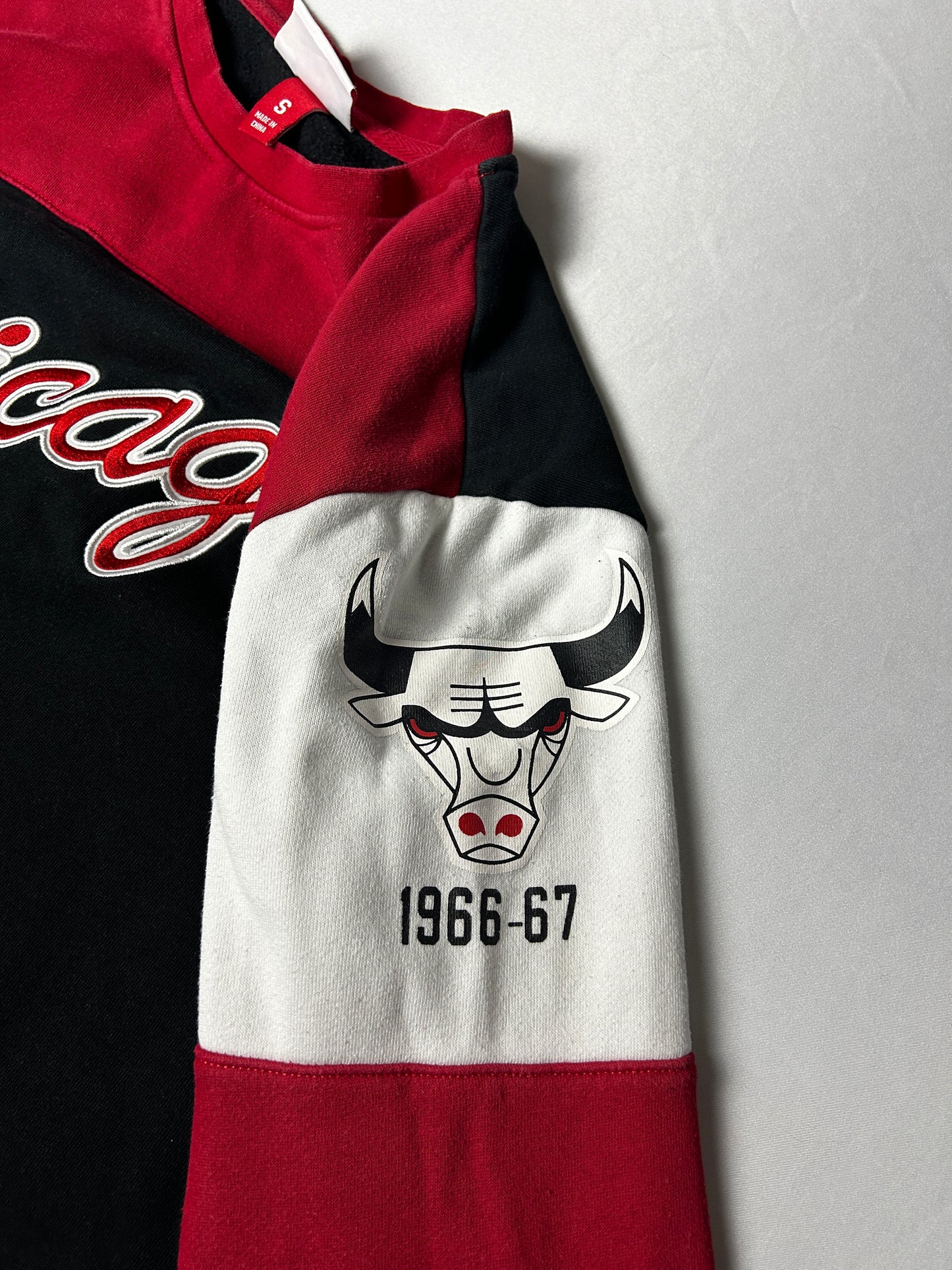 Sweat Mitchell & Ness NBA Bulls Taille S Noir