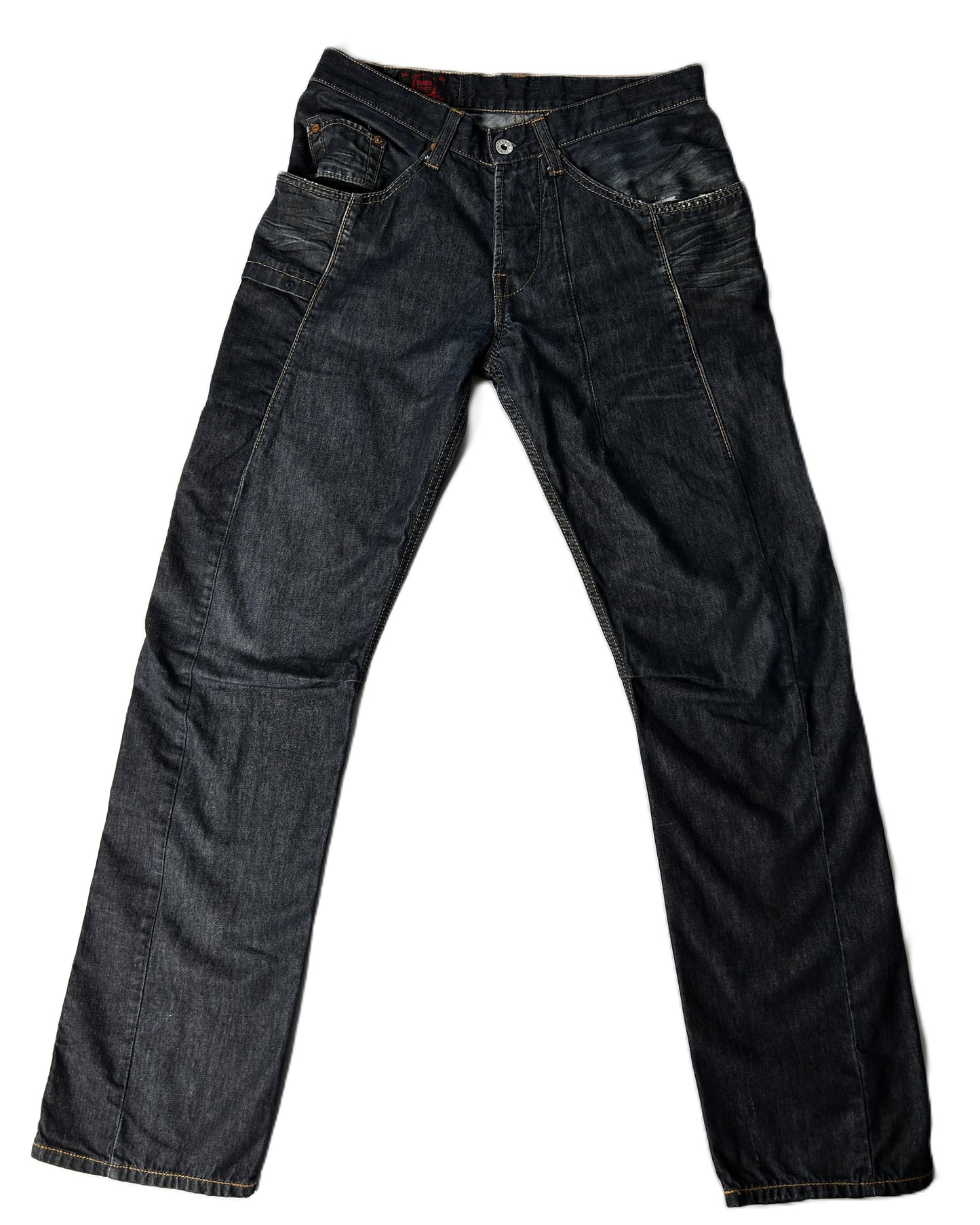 Jeans Evisu taille 33 Bleu Marine