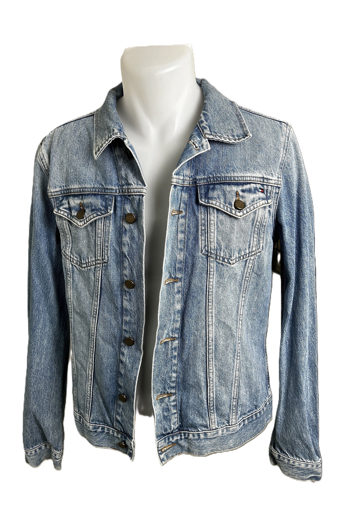 Veste en jeans Tommy Hilfiger Taille S Bleu clair