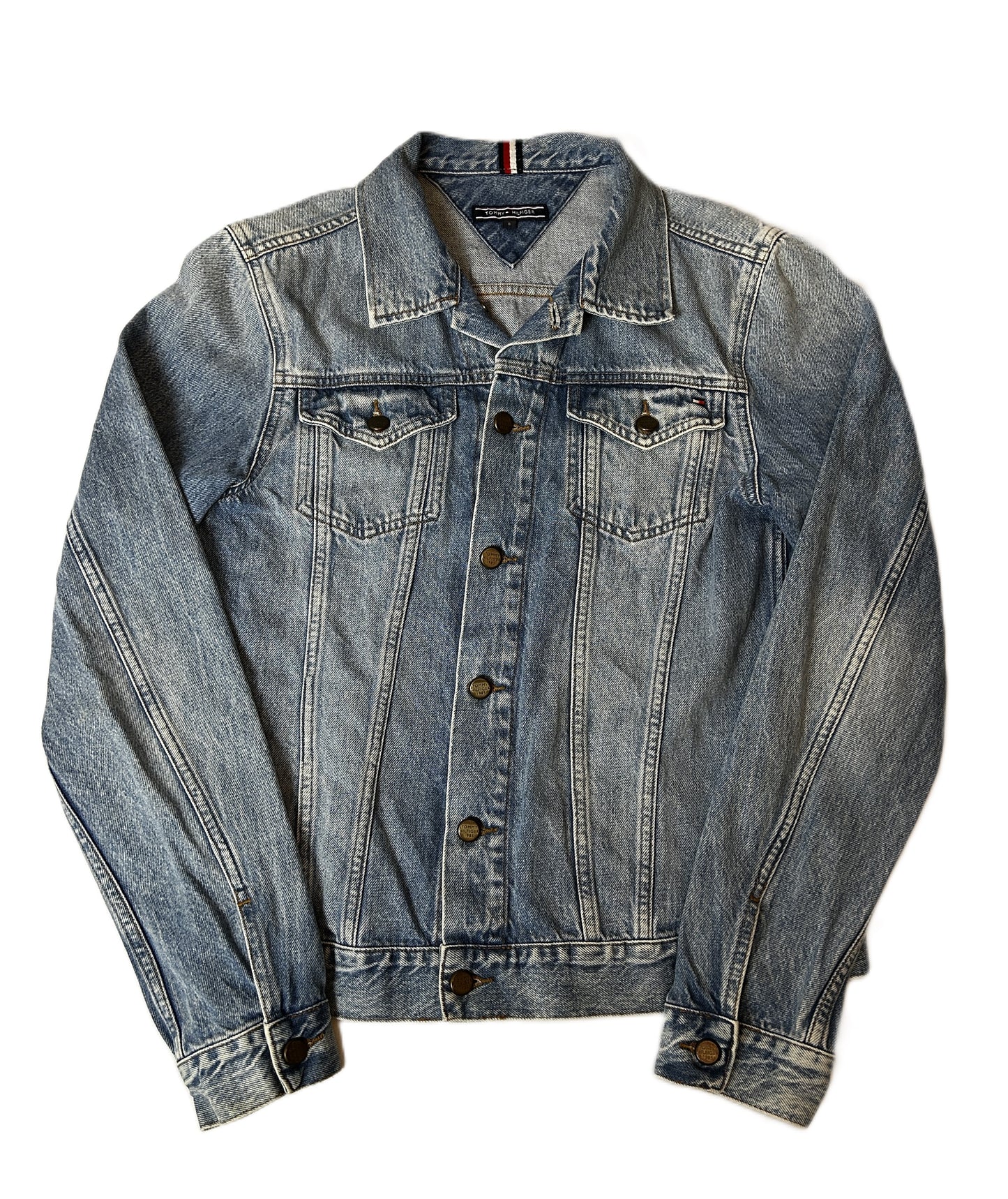 Veste en jeans Tommy Hilfiger Taille S Bleu clair