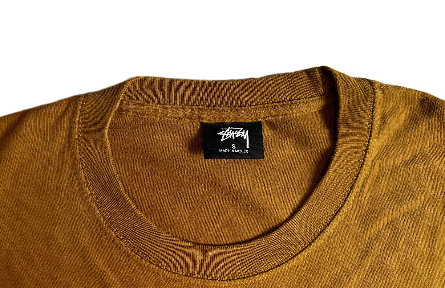 T-Shirt Stüssy Taille S Moutarde