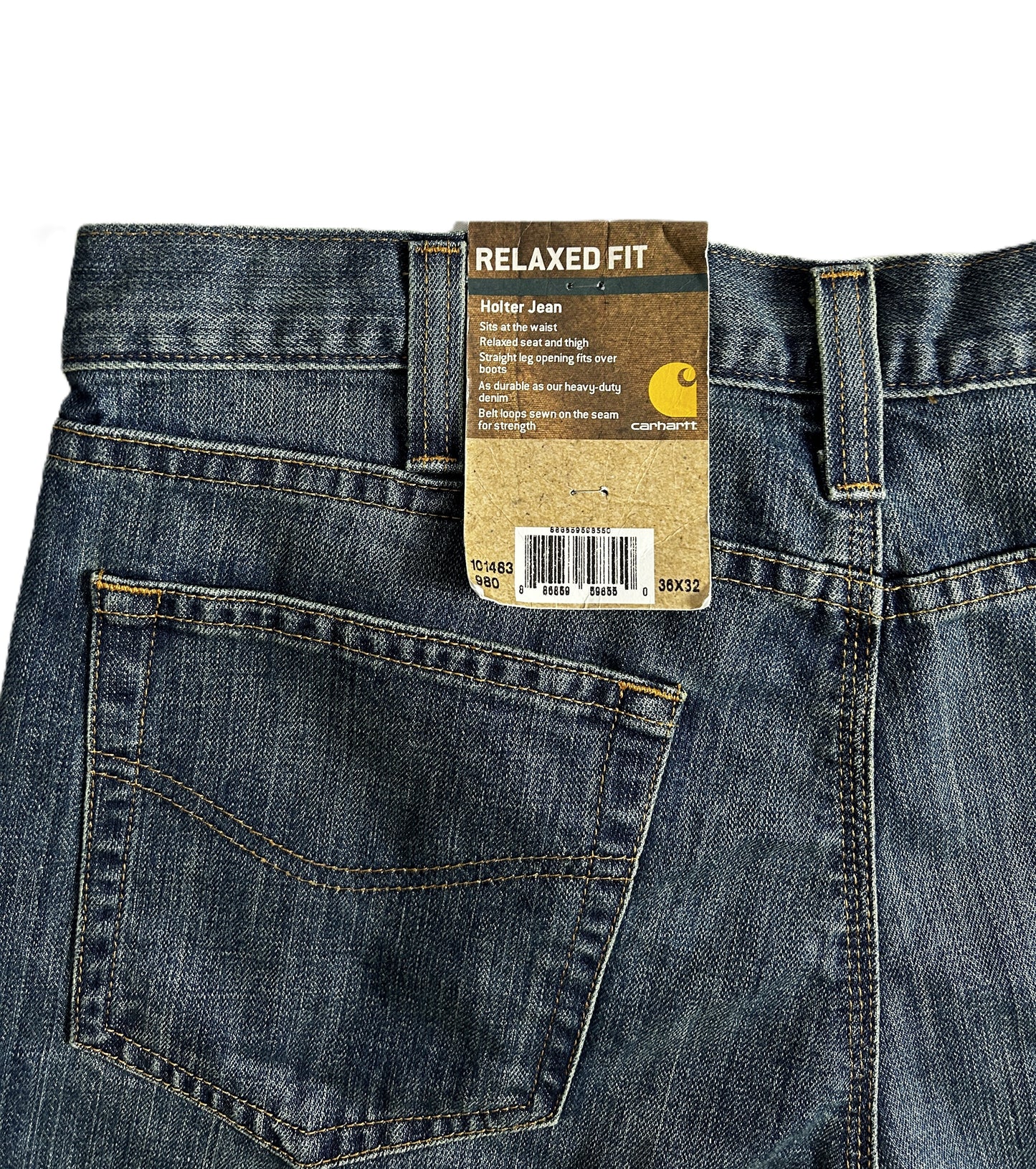 Jeans Carhartt Taille 36/32 Relaxed Fit Bleu